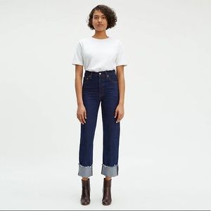 LEVIS | Ribcage Straight Selvedge Jeans